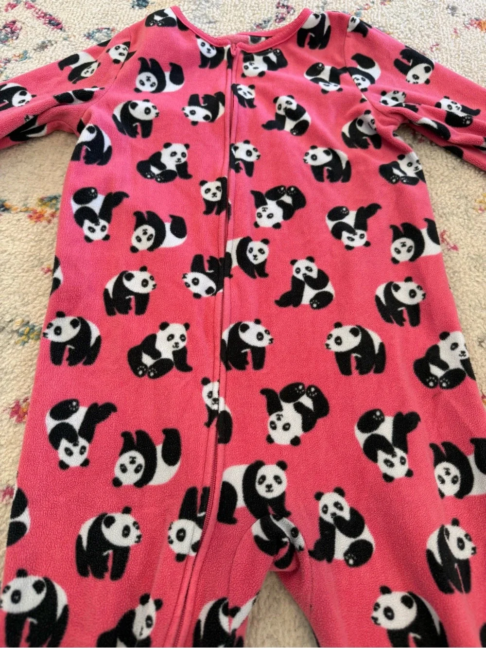 Size 6 Carters Fleece Footed Pajamas
